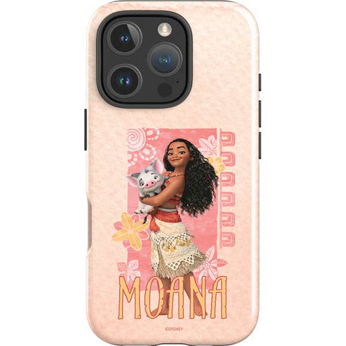 Disney Princess Moana and Pua iPhone 16 Pro Max Impact Case